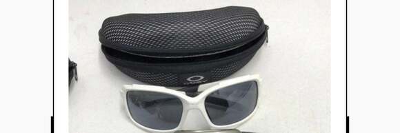 Oakley Other - Oakley Fuel Cell White Frame Black Lens Wrap Sunglasses – Authentic – With Case
